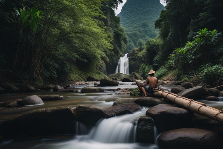 Van de paden af rondom chiang mai sof