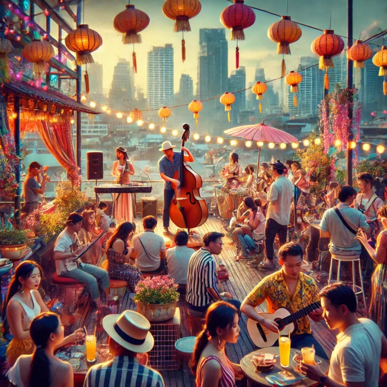 Rooftop bar in bangkok